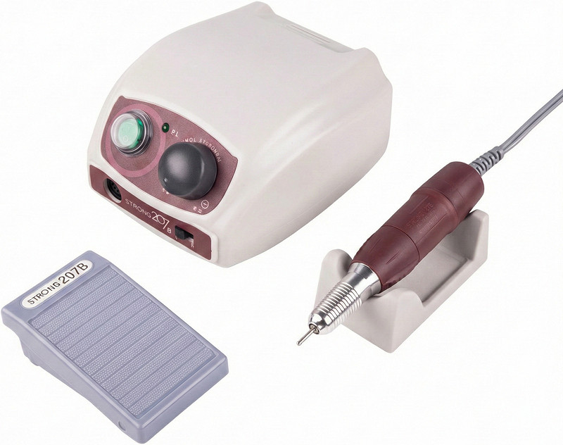 Фрезер для манікюру для Strong 207B 35000/65 W ручка SH20N