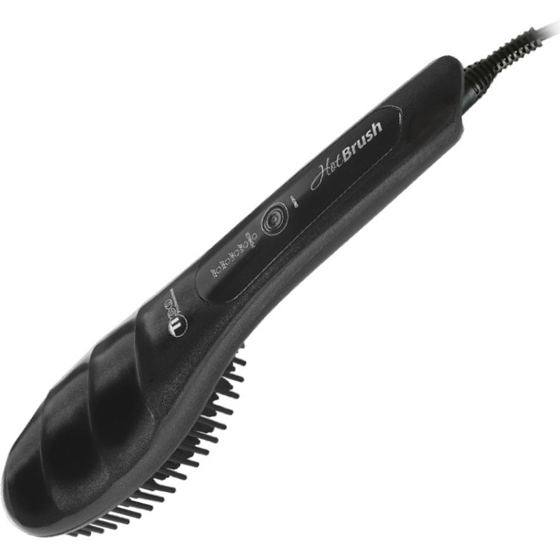 Расческа-выпрямитель черная 100208BK Brush Tico Hot
