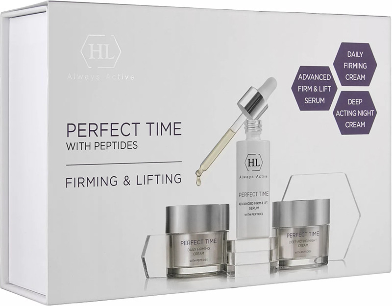 Набір догляду за зрілою шкірою обличчя Perfect Time Kit Holy Land, (сироватка 30 мл/денний крем 50 мл/нічний крем 50 мл) на beauty-prof.com Фото 2 Набір догляду за зрілою шкірою обличчя Perfect Time Kit Holy Land, (сироватка 30 мл/денний крем 50 мл/нічний крем 50 мл) Фото 2