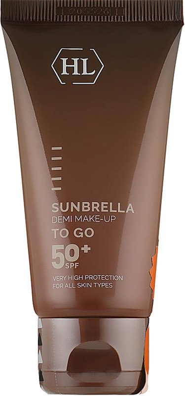 Крем сонцезахисний для обличчя з тонуючим ефектом Sunbrella Demi Make-UP To Go SPF 50+ Holy Land, 50 мл