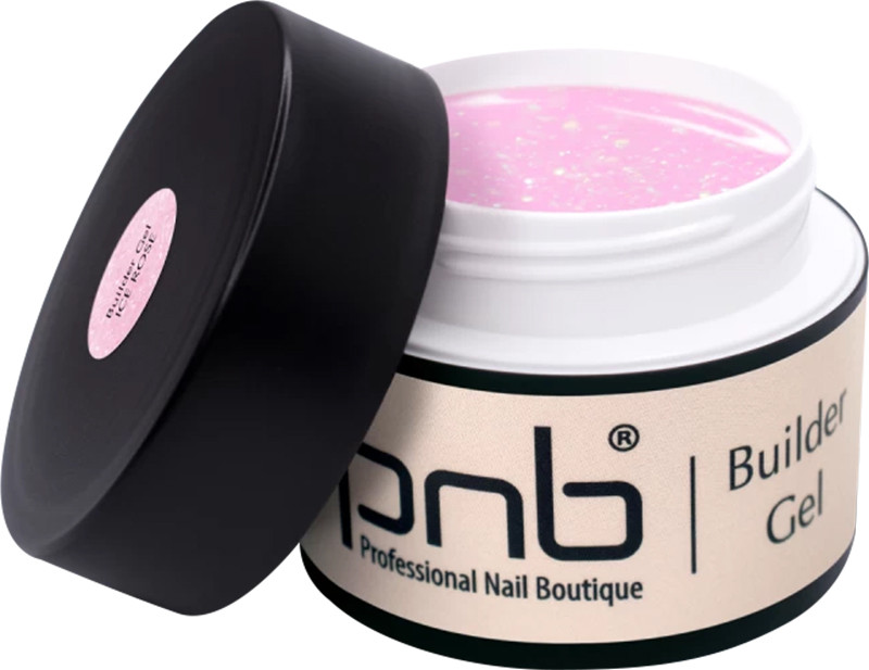 Гель моделирующий ледяная роза Builder Gel Ice Rose PNB, 50 мл