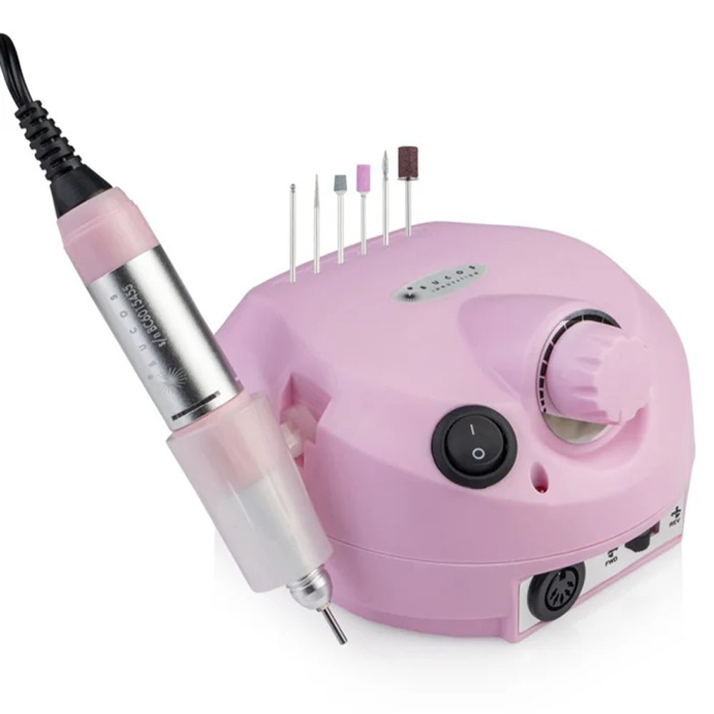 Фрезер для маникюра 202 ZS-601 Nail Drill, 65 W NP, розовый  Фото 6 
