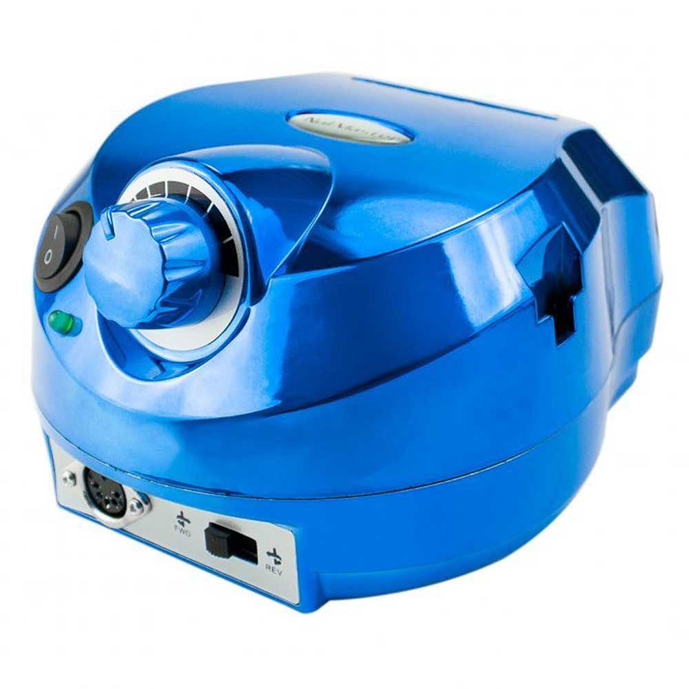 Фрезер для маникюра зеркальный глянец ZS-601 65W 45000 об/мин. Nail Drill, синий  Фото 2 