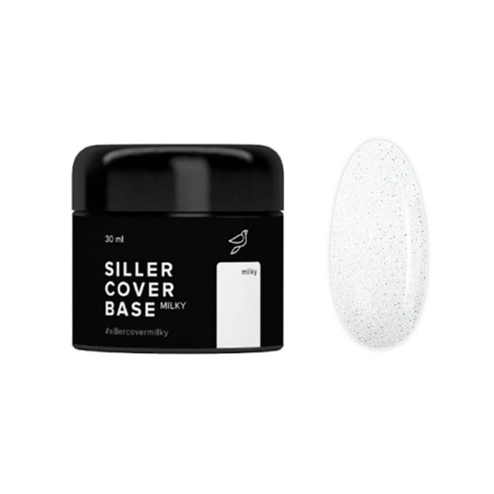 Основа під гель-лак №1 MILKY SHINE Base Siller Cover, 30 мл
