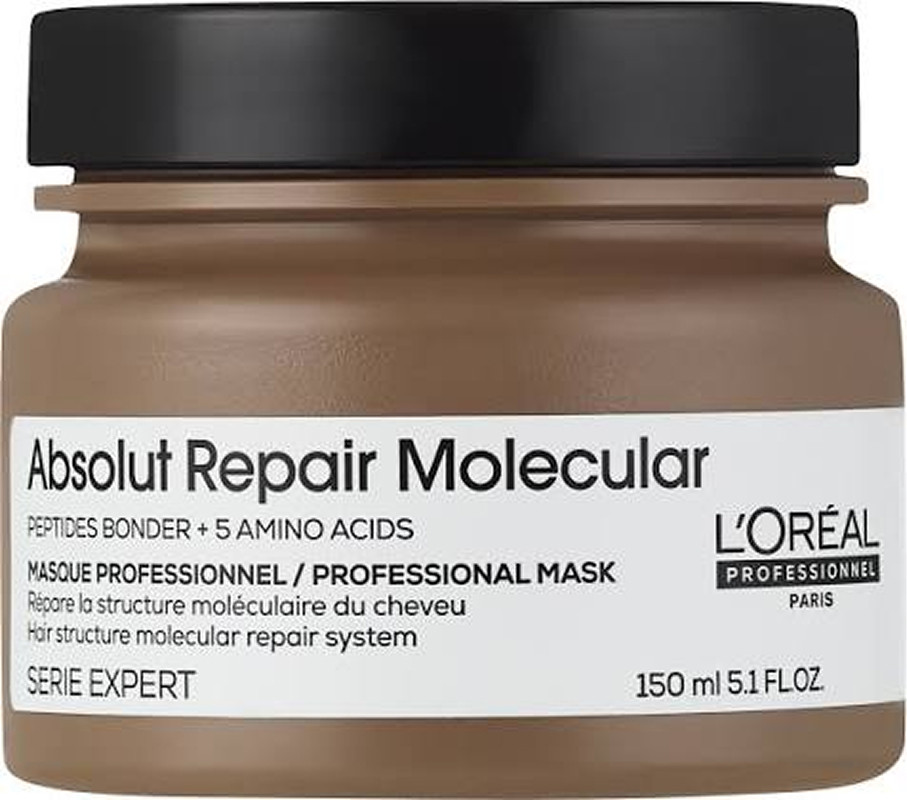 Маска для молекулярного відновлення Absolut Repair Molecular L’Oreal Professionnel Paris,250мл