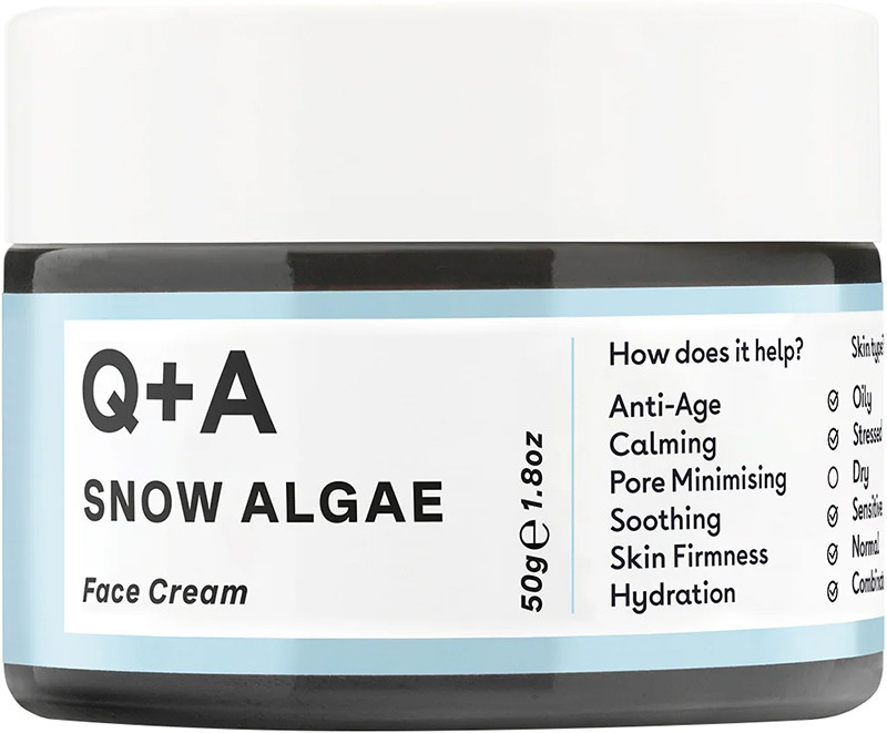Крем для лица со снежной водорослью Snow Algae Intensive Face Cream Q+A, 50гр на beauty-prof.com Крем для лица со снежной водорослью Snow Algae Intensive Face Cream Q+A, 50гр