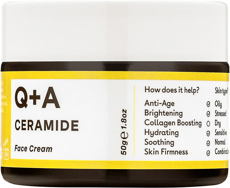 Крем для обличчя захисний із керамідами Ceramide Barrier Defence Face Cream Q+A, 50 гр 