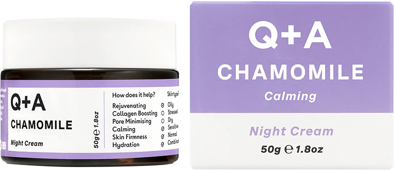 Нічний крем для обличчя Chamomile Calming Night Cream Q+A, 50 гр на beauty-prof.com Фото 2 Нічний крем для обличчя Chamomile Calming Night Cream Q+A, 50 гр Фото 2