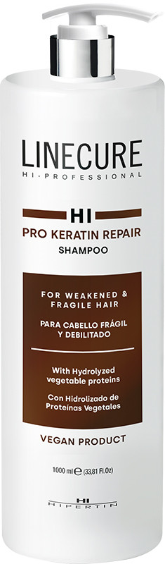 Шампунь відновлюючий Linecure Vegan Pro Keratin Repair HIPERTIN, 1000 мл