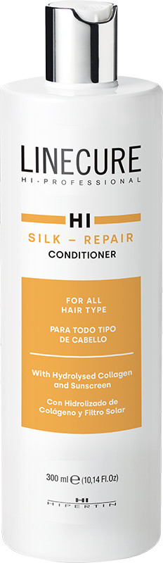 Кондиціонер відновлювальний для пошкодженого волосся Linecure Silk-Repair HIPERTIN, 300 мл