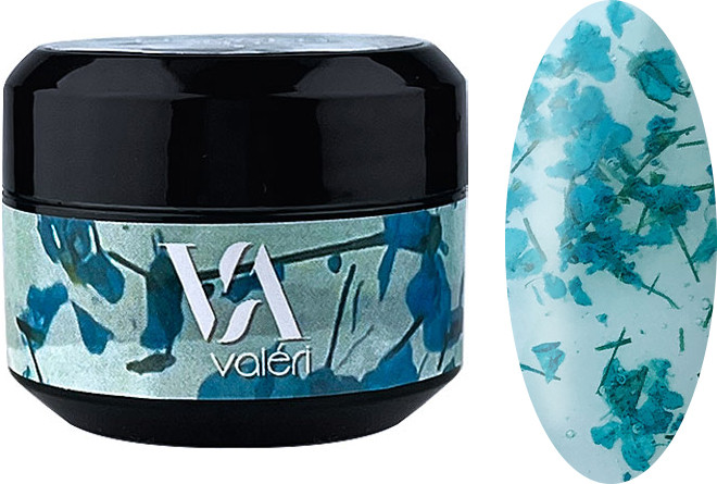 Гель с сухоцветом Flower garden gel 1 Valeri, 5 мл