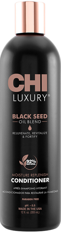 Зволожуючий кондиціонер з олією чорного кмину Luxury Black Seed Oil CHI, 355 мл