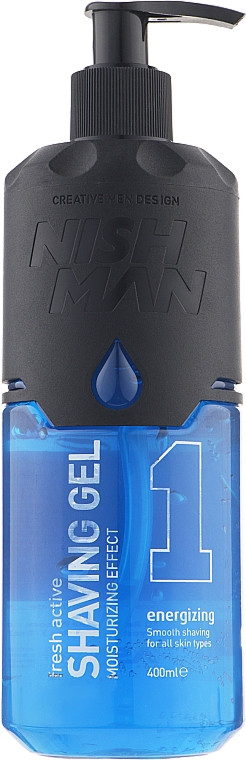 Гель для бритья Energizing №1 Nishman, 400 мл