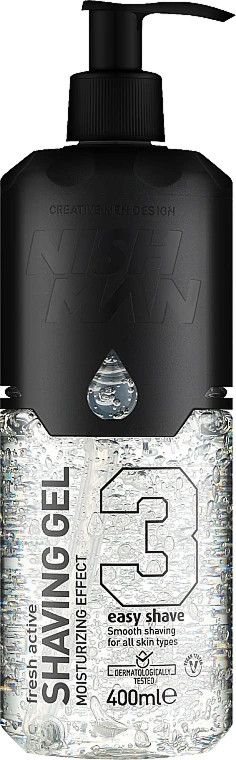 Гель для бритья Easy Shave №3 Nishman, 400 мл