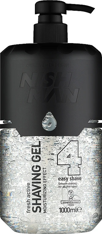 Гель для бритья Easy Shave №4 Nishman, 1000 мл
