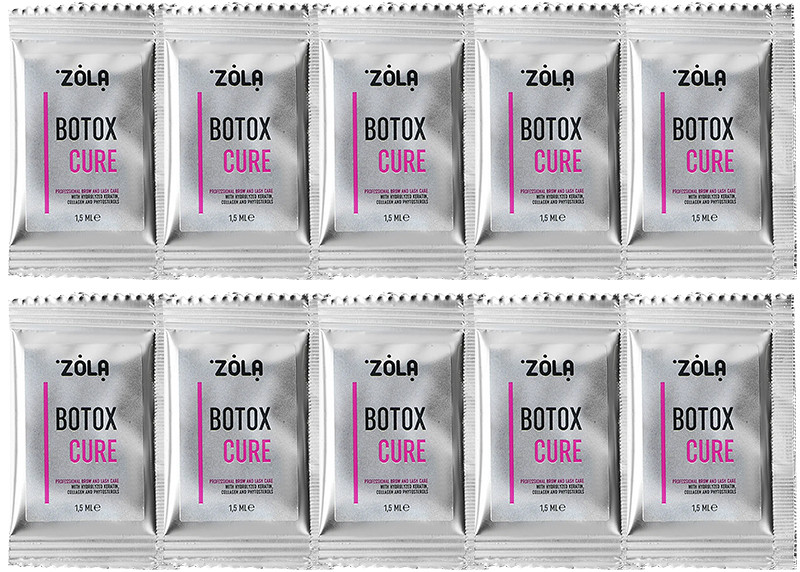 Ботокс для бровей и ресниц Botox Cure в саше Zola, 10x1,5 мл на beauty-prof.com Фото 2 Ботокс для бровей и ресниц Botox Cure в саше Zola, 10x1,5 мл Фото 2