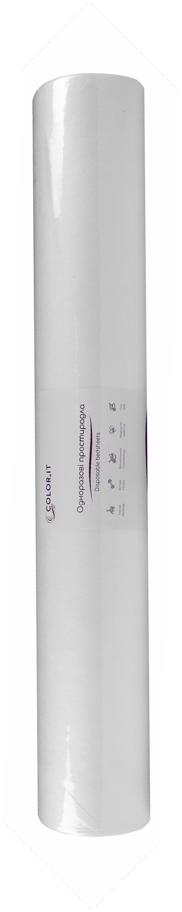 Простирадла Перф спанбонд 0,6*200 білий COLOReIT, 50 шт