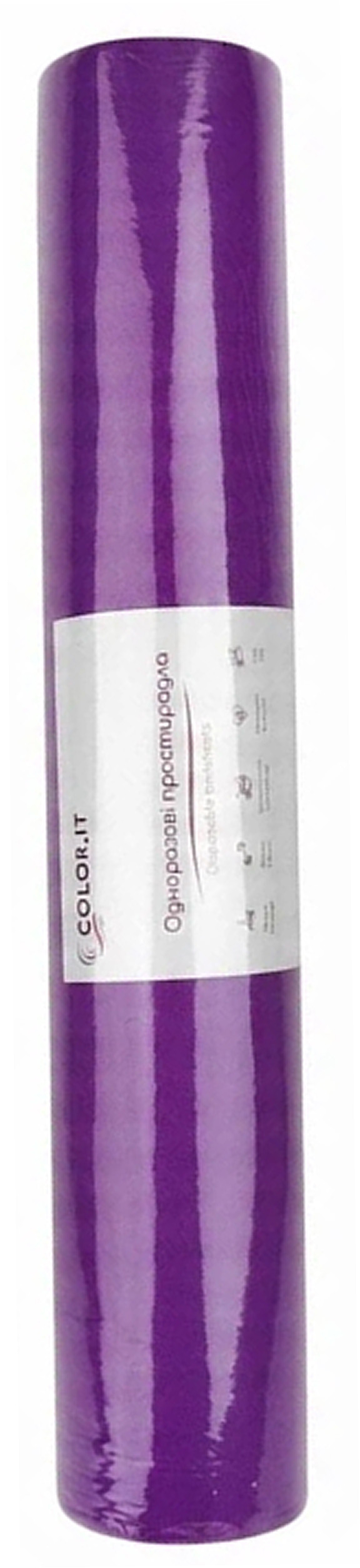 Простыни Перф спанбонд 0,6*200 фиолетовый COLOReIT, 50 шт
