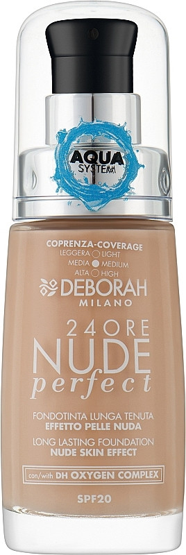 Тональная основа для лица 24ORE NUDE PERFECT 00 Deborah