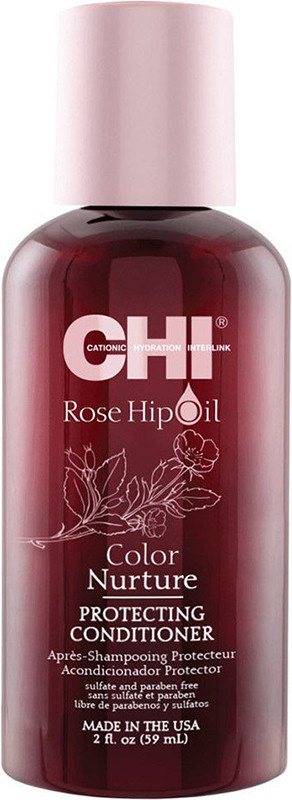 Кондиціонер для волосся на основі олії троянди та кератину CHI Rose Hip Oil Conditioner, 59 мл