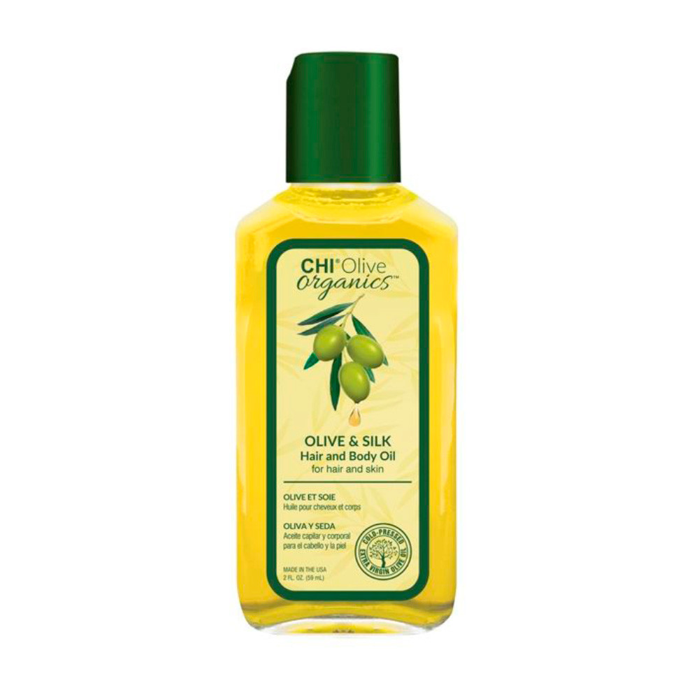 Шовкове масло з оливою Olive Organics Olive & Silk Hair and Body Oil 59ml