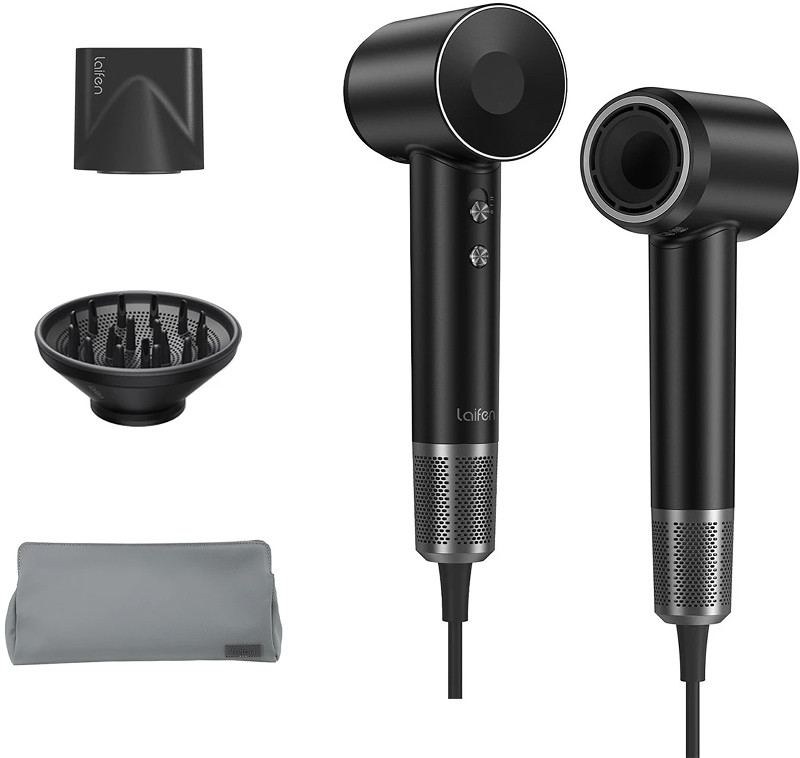 Фен для волосся з іонізацією Laifen Swift Premium Platinum Black