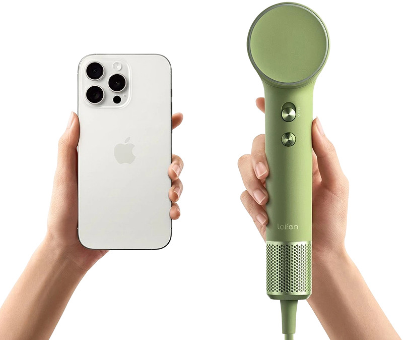 Фен для волосся з тревел сумкою Laifen MINI Green  Фото 5 
